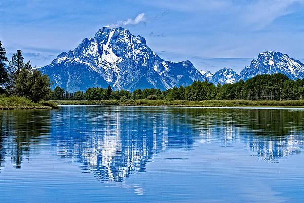 Grand Teton Mountains by John Reckleff