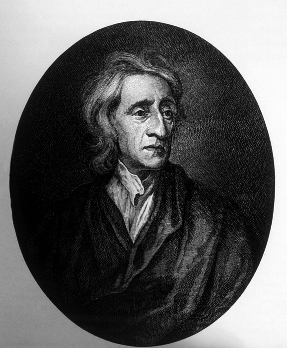 John Locke 1632-1704 by Everett