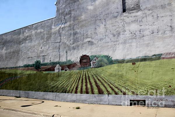 Yumi Johnson - Landscape Mural on the wall