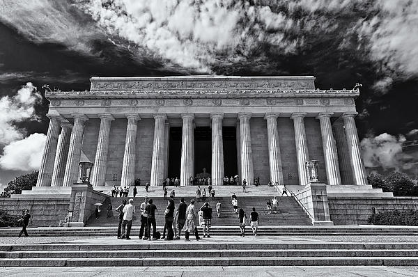 Lori Coleman - Lincoln Memorial in Black and White