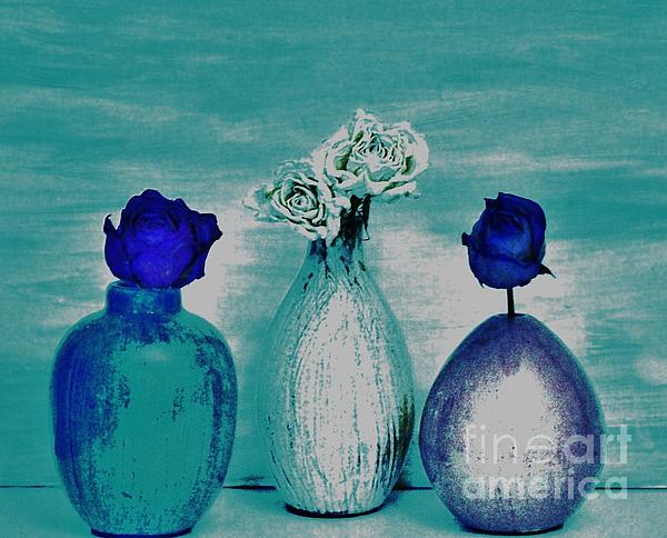 Marsha Heiken - Littlle Vases Dried Roses