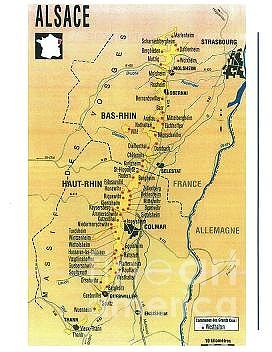 Map Of Alsace France by Generic Map