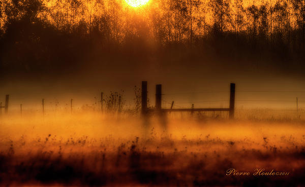 Pierre A Houle - Misty Sunrise