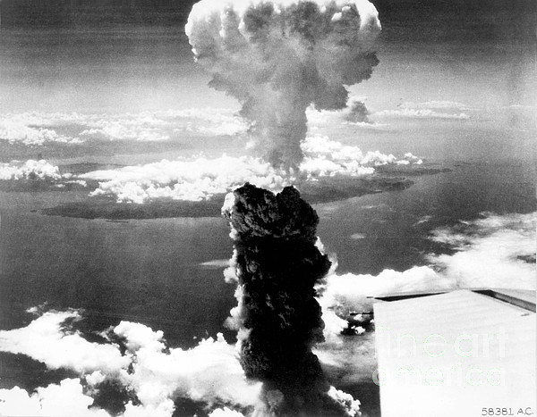 Mushroom Cloud Over Nagasaki T-Shirt by Science Source