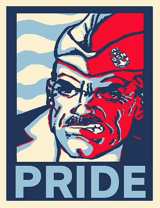Navy Chief Pride Drawing - Navy Chief Pride Fine Art Print