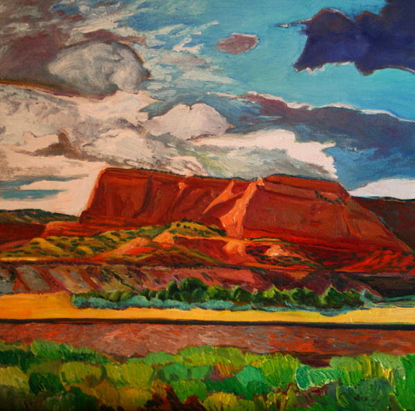 Chris  Easley - New Mexico Mesa Evening Before the Monsoon