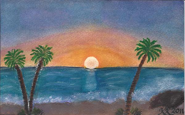 Kristina Kannarr - Ocean Sunset
