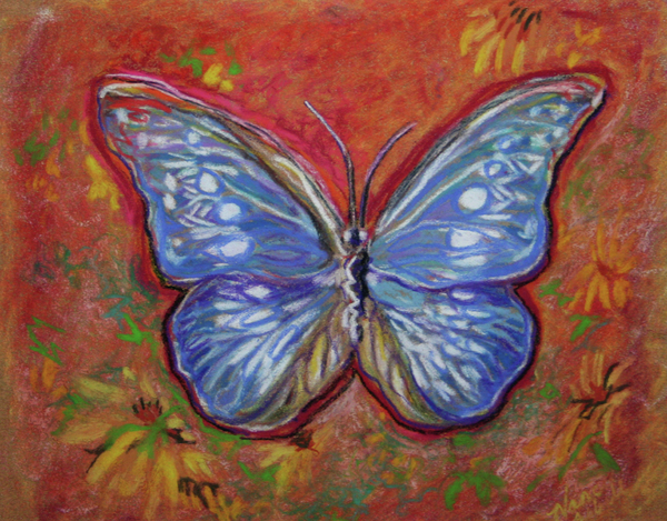 Pastel Butterfly by Michele Hollister - for Nancy Asbell