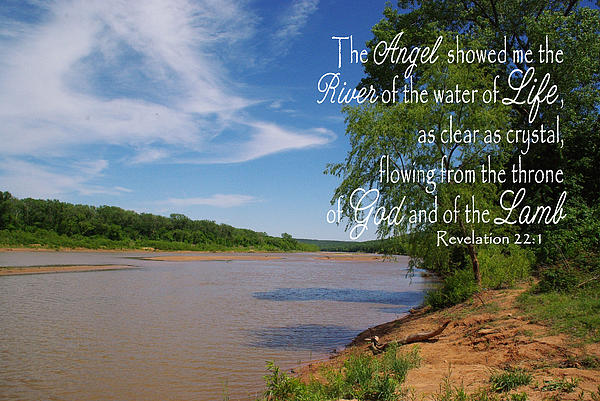 River Of The Water Of Life Print by Robyn Stacey