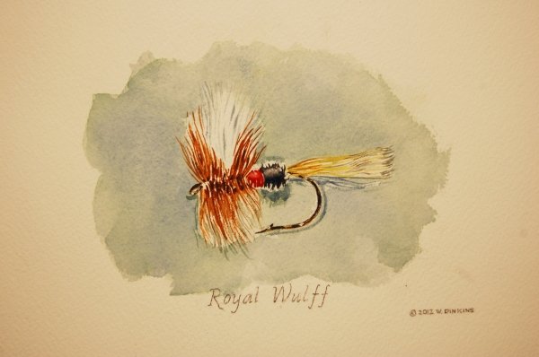 Royal Wulff Trout Fly by Bill Dinkins