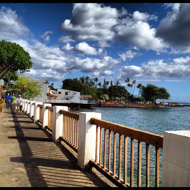 Lahaina Seawall Framed Print by Darice Machel McGuire - Fine Art