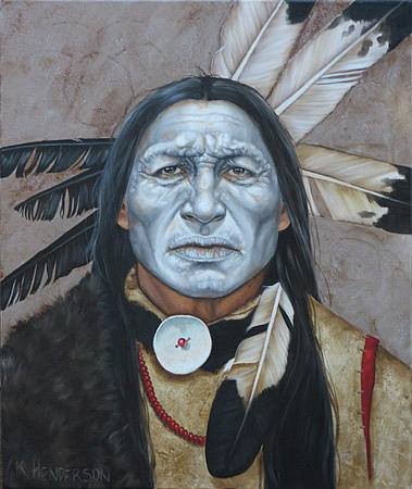 Shaman American Indian by K Henderson