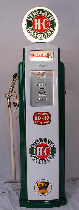 Sinclair Antique Gas Pump by David Campione