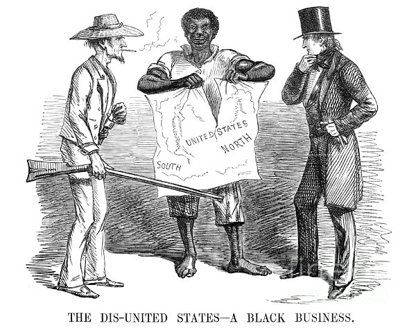 Slavery Cartoon, 1856 by Granger