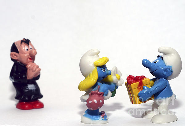 smurf figurines