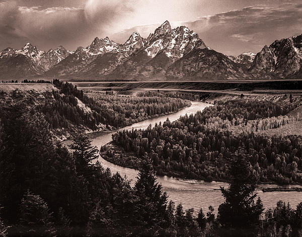 Mike Penney - Snake River At Teton Mountains, Toned