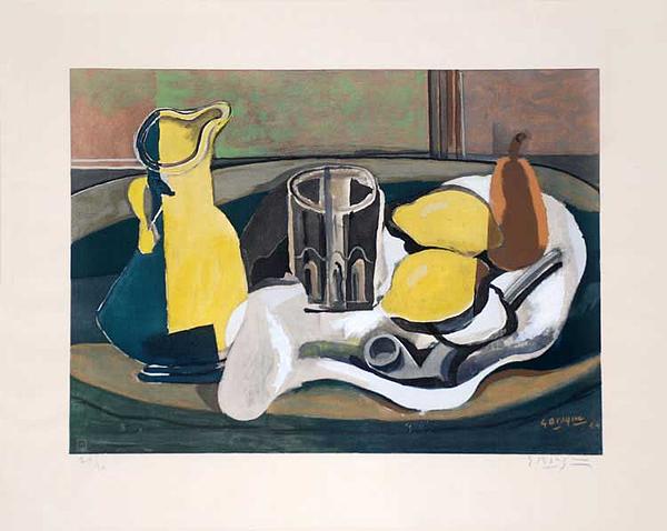 Still Life With Lemons by Georges Braque