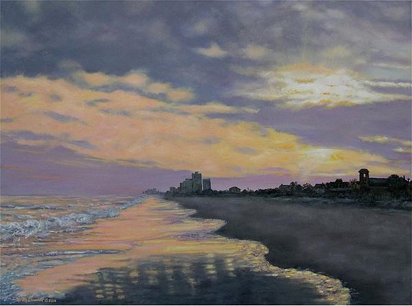 Kathleen McDermott - Surf Sunset Reflections