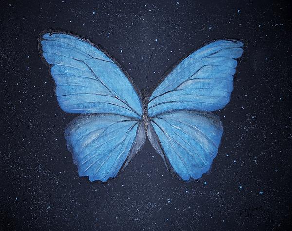 The Blue Butterfly by Edwin Alverio