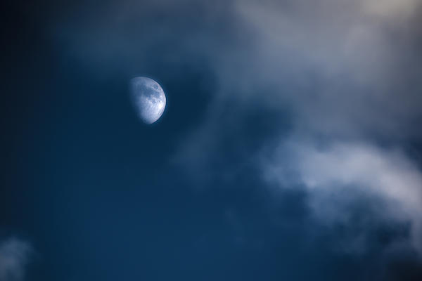 Artistic Photos - The Moon with Clouds