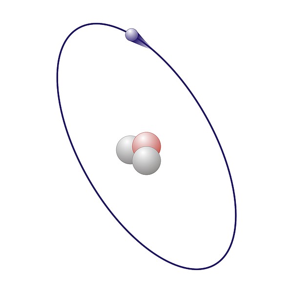 Tritium, Atomic Model by Friedrich Saurer