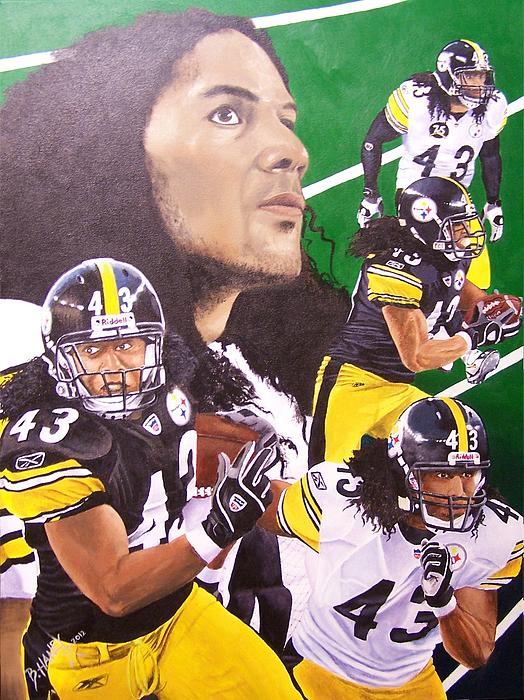 Troy Polamalu Greeting Cards for Sale - Fine Art America