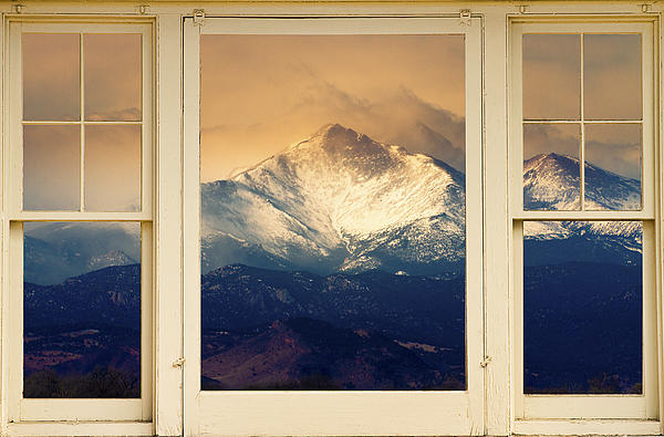 James BO Insogna - Twin Peaks Meek and Longs Peak Window View