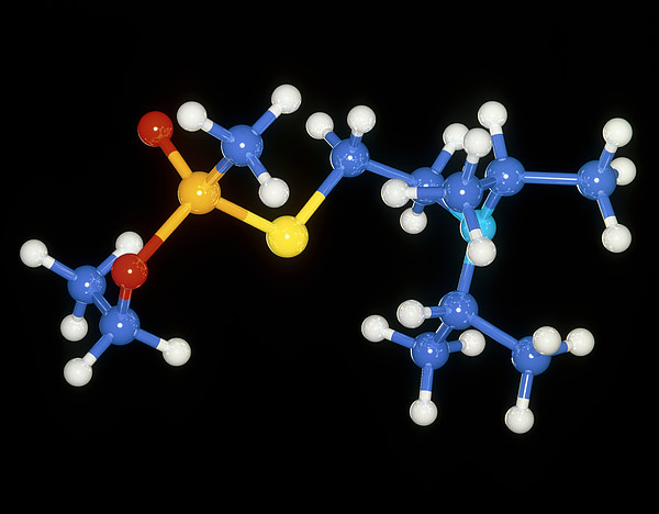 Vx Nerve Gas Molecule by Laguna Design