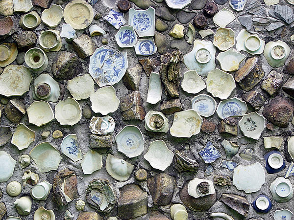 Judith Birtman - Wall Of Ancient Pottery Shards 