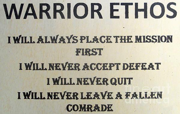 the warrior ethos summary