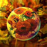   Van Globing Inflorescence Digital Art by Robin Moline