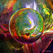  Orbing a Sea of Love Digital Art by Robin Moline