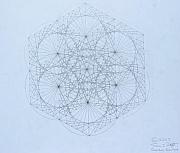 Quantum Snowflake Drawing by Jason Padgett Quantum Snowflake Drawing by Jason Padgett