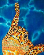  Sea Turtle #4 Painting by Daniel Jean-Baptiste