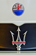 2005 Maserati MC12 Hood Emblem #1 Photograph by Jill Reger