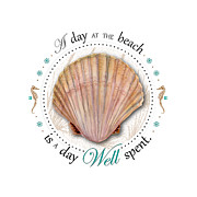 A day at the beach is a day well spent #2 Painting by Amy Kirkpatrick