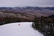 A Skier At Sunday Rier In Bethel, Maine #1 Photograph by David McLain