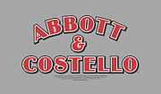 Abbott And Costello - Logo #1 Digital Art by Brand A