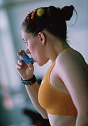 Asthmatic Woman #1 Photograph by Science Photo Library