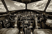 Cockpit of a B-17 Photograph by Mike Burgquist