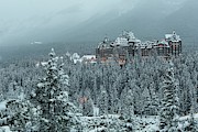 Banff Springs Hotel And River, Winter #1 Photograph by Graham Twomey / TFA