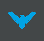 Batman - Nightwing Symbol #1 Digital Art by Brand A
