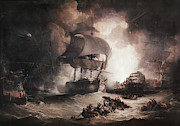 Battle Of The Nile, 1798 #1 Painting by Granger Battle Of The Nile, 1798 #1 Painting by Granger