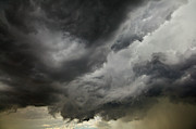  Dark Billowing Clouds At Sunset North Dakota Photograph by Yva Momatiuk John Eastcott