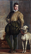 Boy with a Greyhound #6 Painting by Paolo Veronese