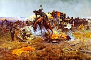 Camp Cooks Trouble #1 Digital Art by Charles Russell