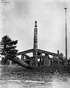 Canada Haida Totem Pole #1 Photograph by Granger Canada Haida Totem Pole #1 Photograph by Granger