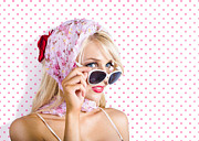 Poised polka-dot pinup Photograph by Jorgo Photography Poised polka-dot pinup Photograph by Jorgo Photography