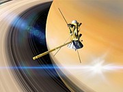 Cassini's Grand Finale At Saturn #1 Photograph by Science Photo Library
