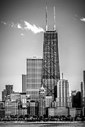 Chicago Hancock Building Black and White Picture #1 Photograph by Paul Velgos